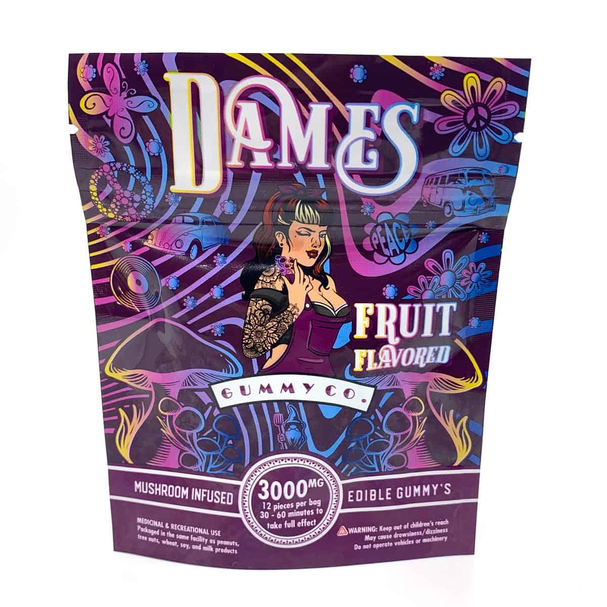 Dames Psilocybin Gummies 3000mg
